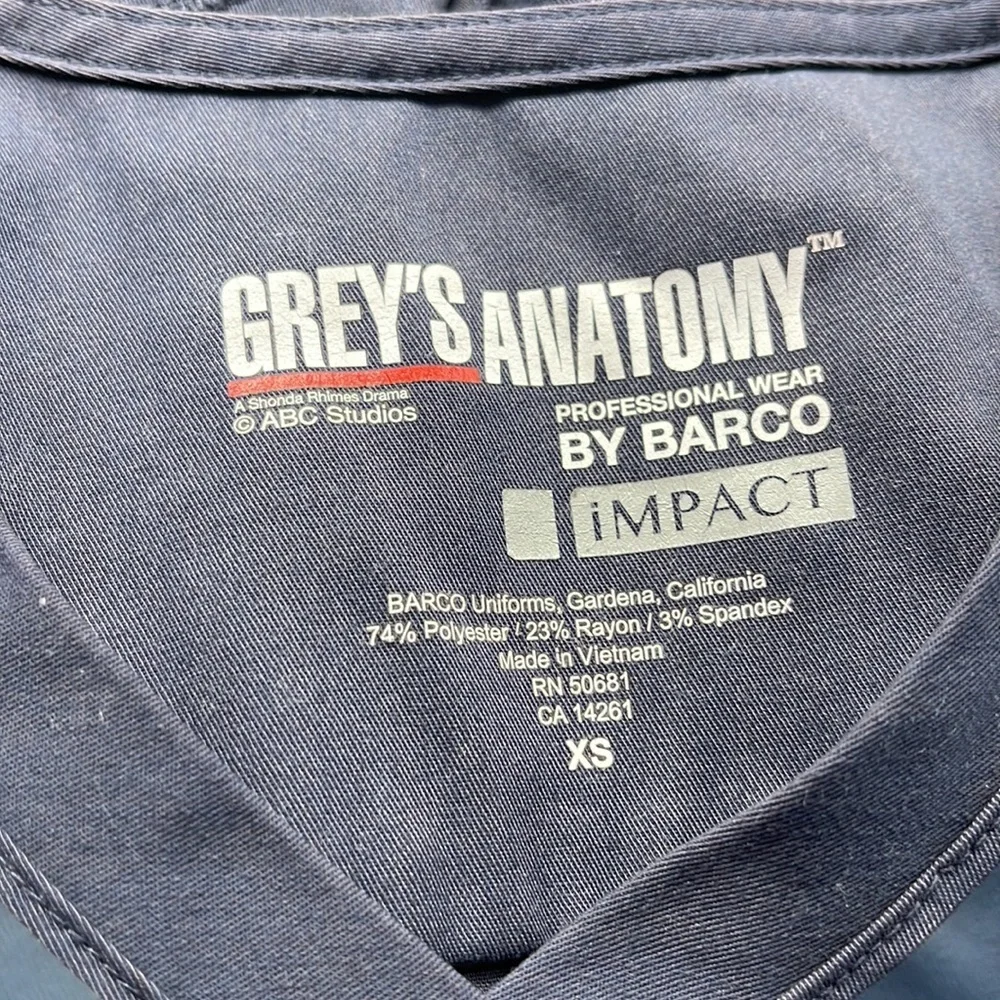 Grey’s Anatomy By Barco Scrub Top Lot XS - Picture 16 of 16